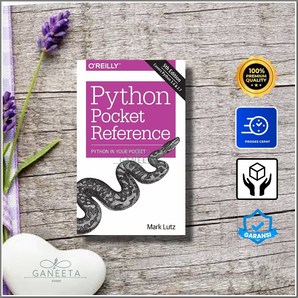 Jual Python Pocket Reference: Python In Your Pocket 5th Edition by Mark ...