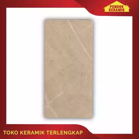 Keramik Dinding Platinum 25x50 Carmen Brown Motif Marble