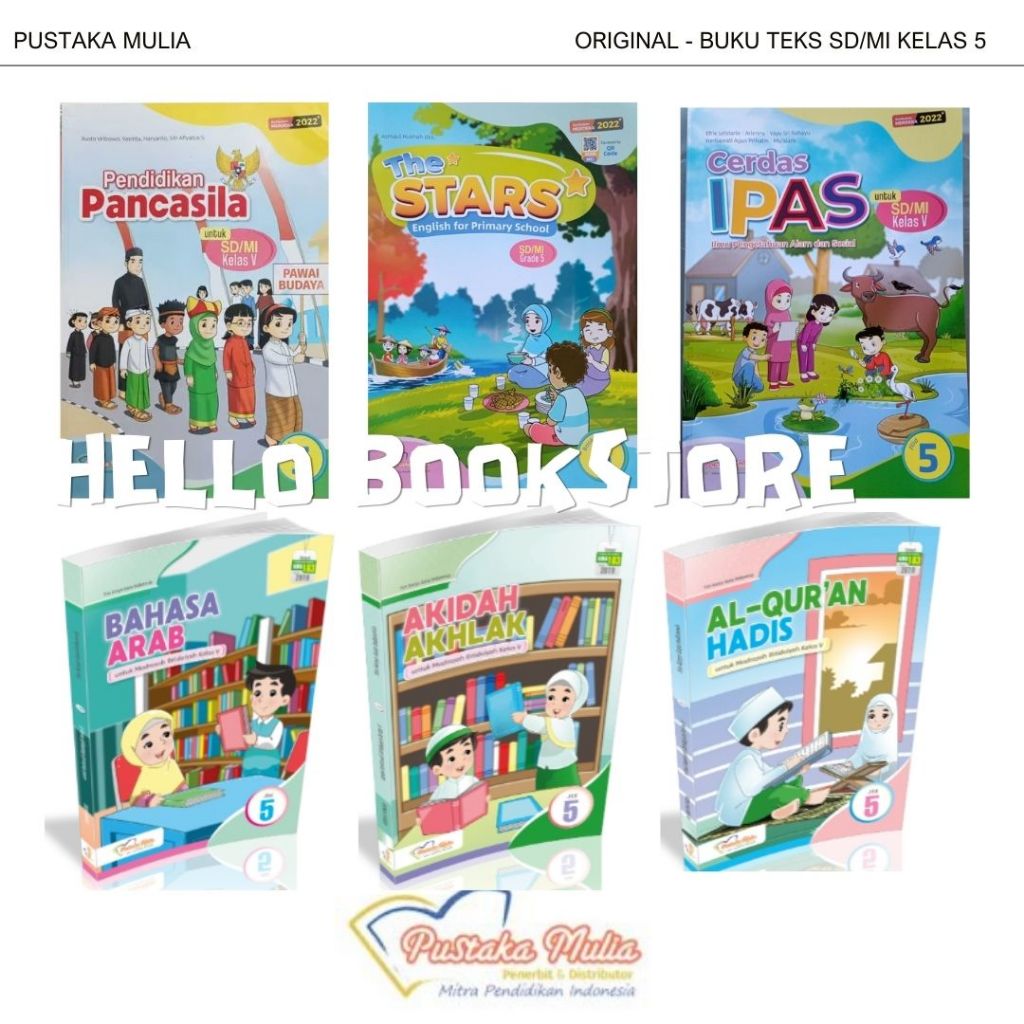 Jual BUKU TEKS SD/MI KELAS 5 PUSTAKA MULIA KURIKULUM MERDEKA | Shopee ...