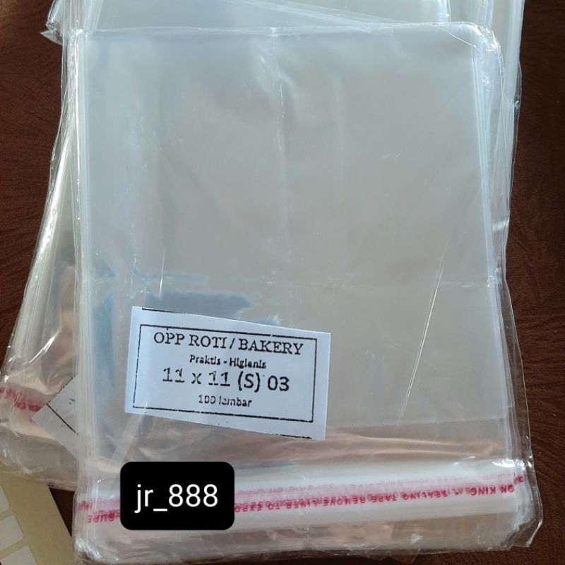 Jual Plastik roti opp seal 11x11 | Shopee Indonesia