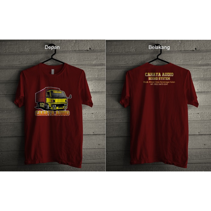 Jual Kaos Sablon Cahaya Audio Sound System | Shopee Indonesia