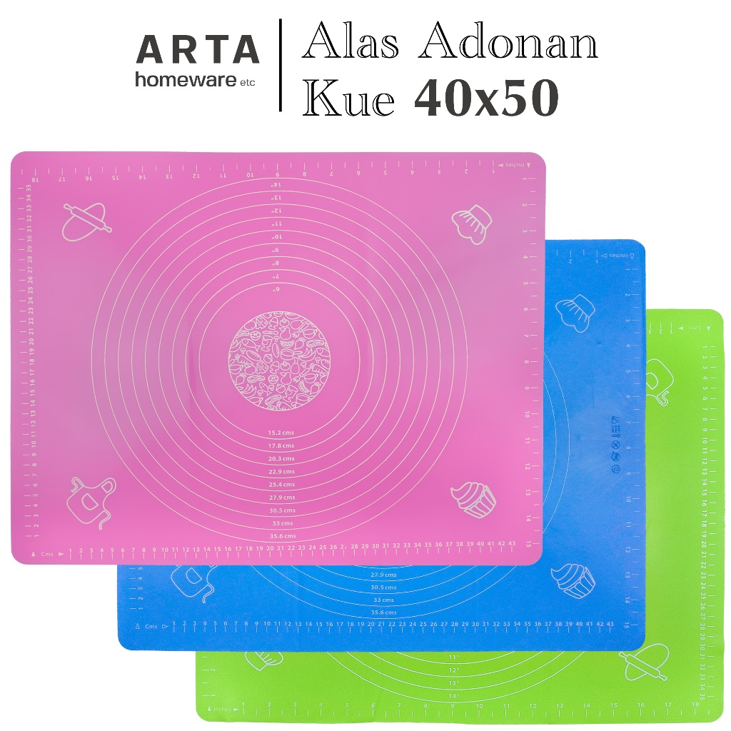 Jual Alas Adonan Kue Silikon Tebal, Baking Mat Silicone Tebal, Pastry ...