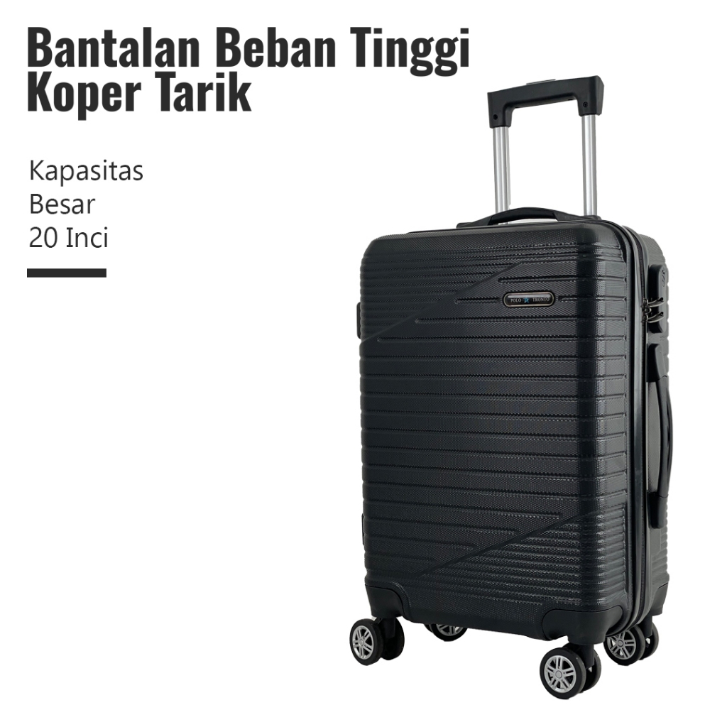 Jual Koper Polo Tronto Ukuran 24 Inch Koper Fiber Tidak Mudah Pecah ...