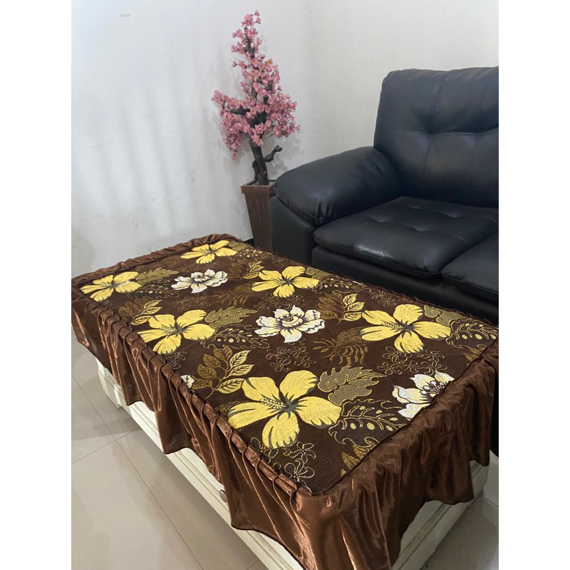 Jual TAPLAK MEJA RUANG TAMU Alas meja estetik TAPLAK MEJA RUMBAI ...