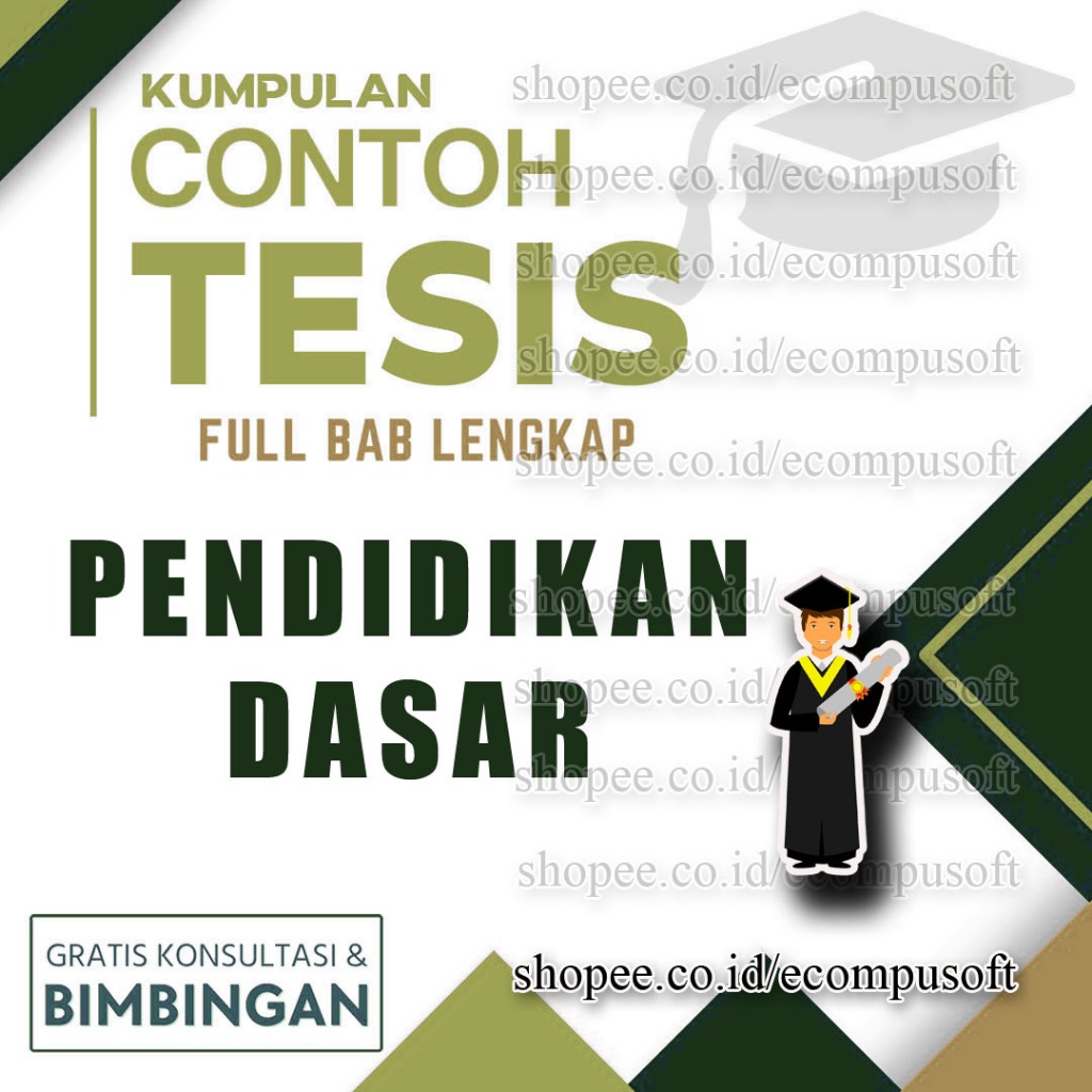 Jual contoh tesis pendidikan dasar shopee indonesia