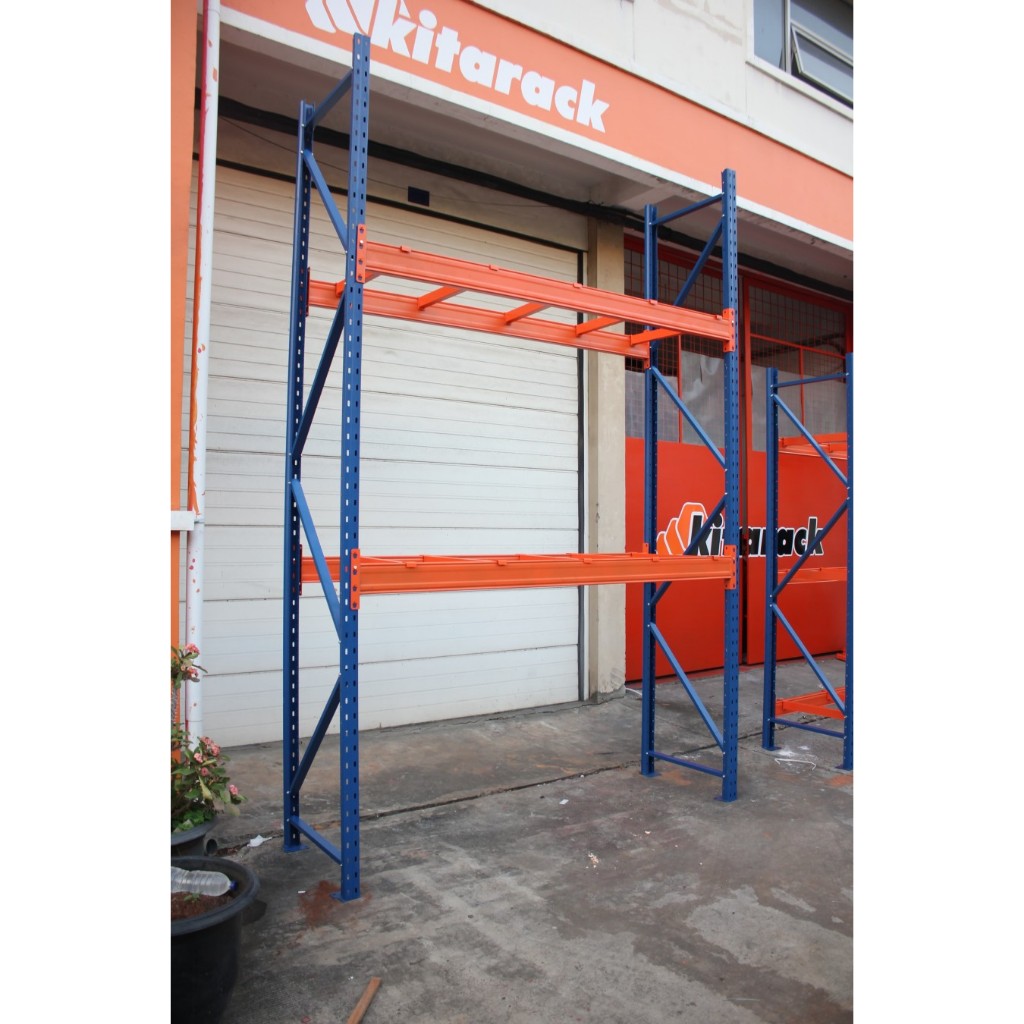 Jual Pallet Rack Heavy Duty KITARACK Rak Palet Besi 2 Layer Kapasitas 2 ...