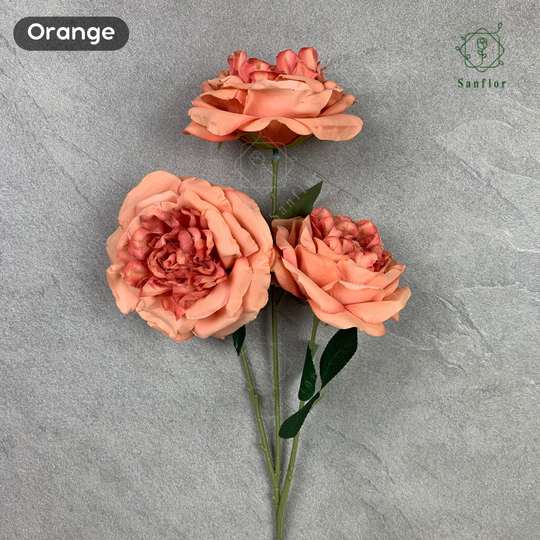 Jual AUSTIN ROSE K3/ BUNGA ARTIFICIAL/ TANAMAN HIAS PLASTIK/ HIASAN ...