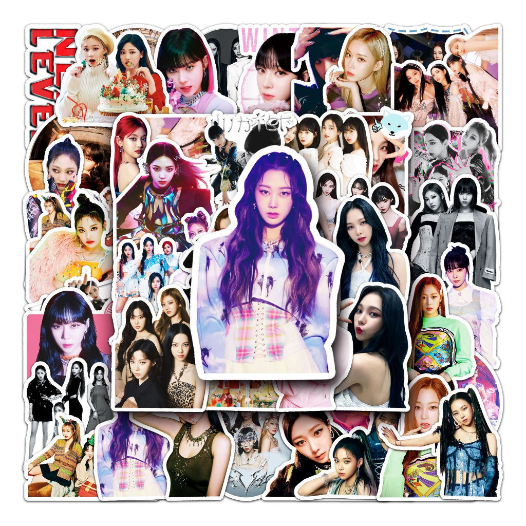 Jual Sticker Pack vinyl isi 50 pcs | anti air varian STICKER KPOP AESPA ...