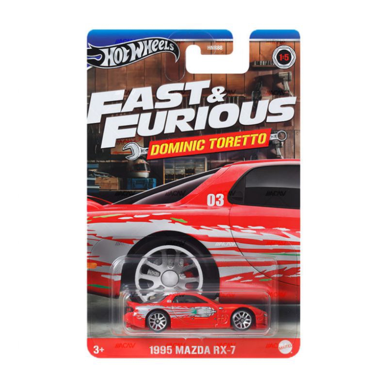 Jual Hotwheels 1995 Mazda RX-7 || Red || FnF Dominic Toretto Series ...