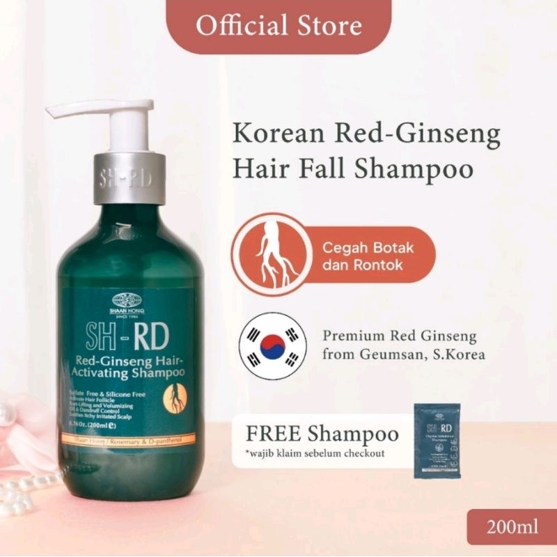 Jual SHRD Red Ginseng Shampoo 200ml | Perawatan Rambut Premium ...