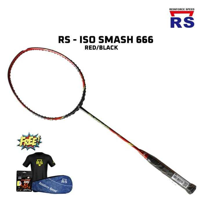 Jual Raket badminton RS iso smash 666 | Shopee Indonesia