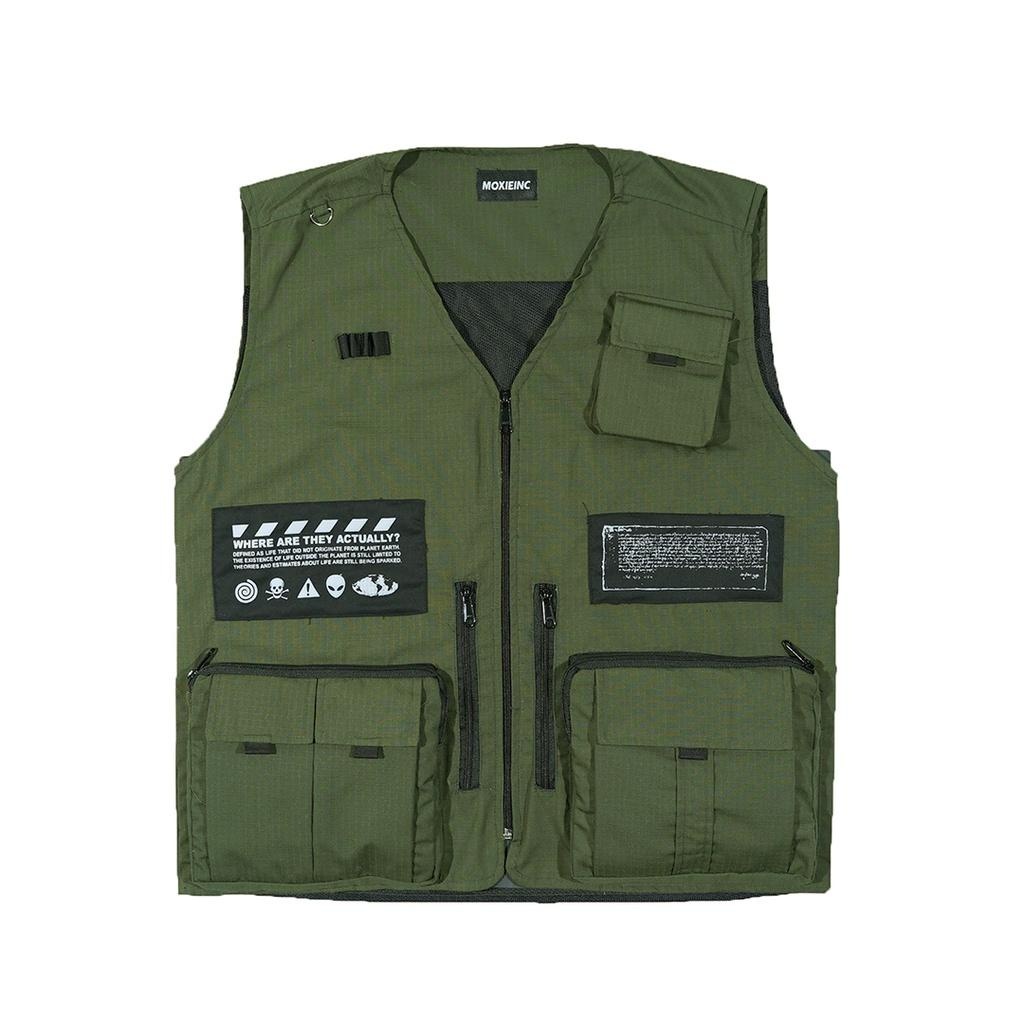 Jual Moxie Store Theories Vest Ripstop - Green | Shopee Indonesia
