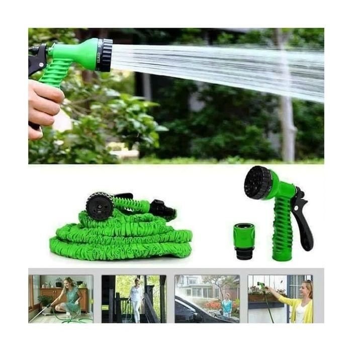Jual MAGIC HOSE PIPE + SPRAY GUN 15M SELANG AIR AJAIB MAGIC ELASTIS ...