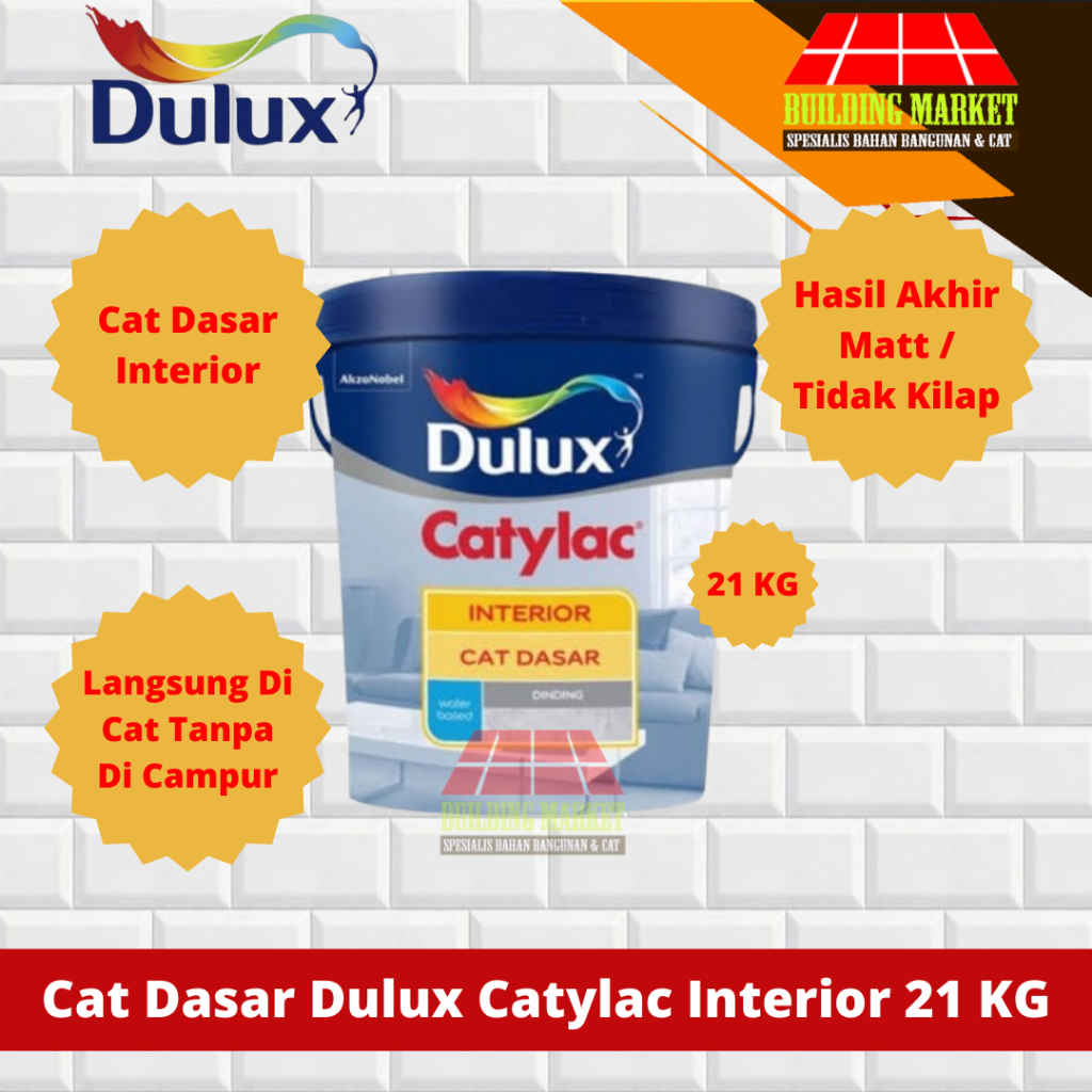 Jual Cat Dasar Tembok Alkali Sealer Cat Dasar Dulux Catylac Interior Kg Shopee Indonesia