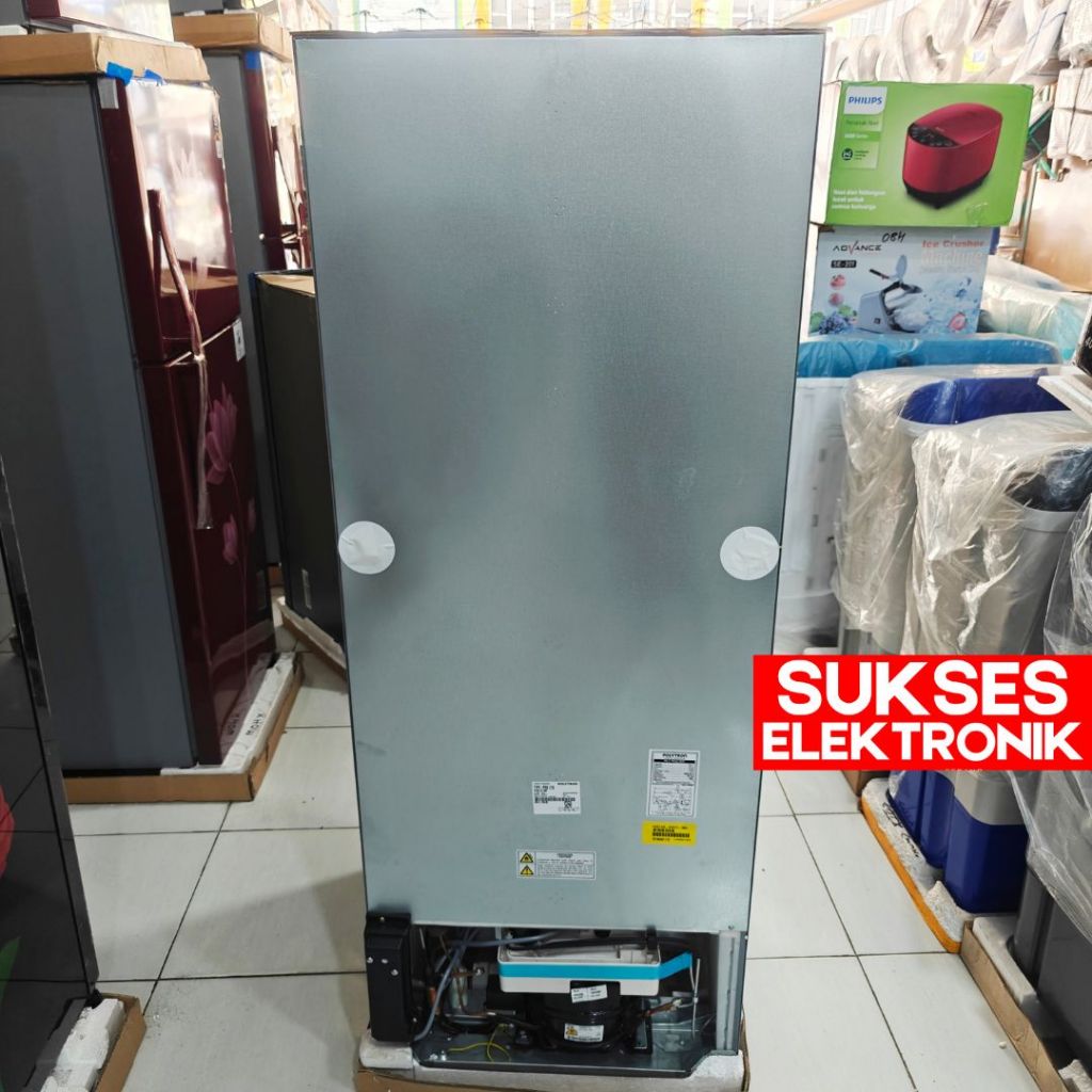 Jual KULKAS POLYTRON PRB-219 /LEMARI ES 2 PINTU PRB 219 210L 210 LITER ...
