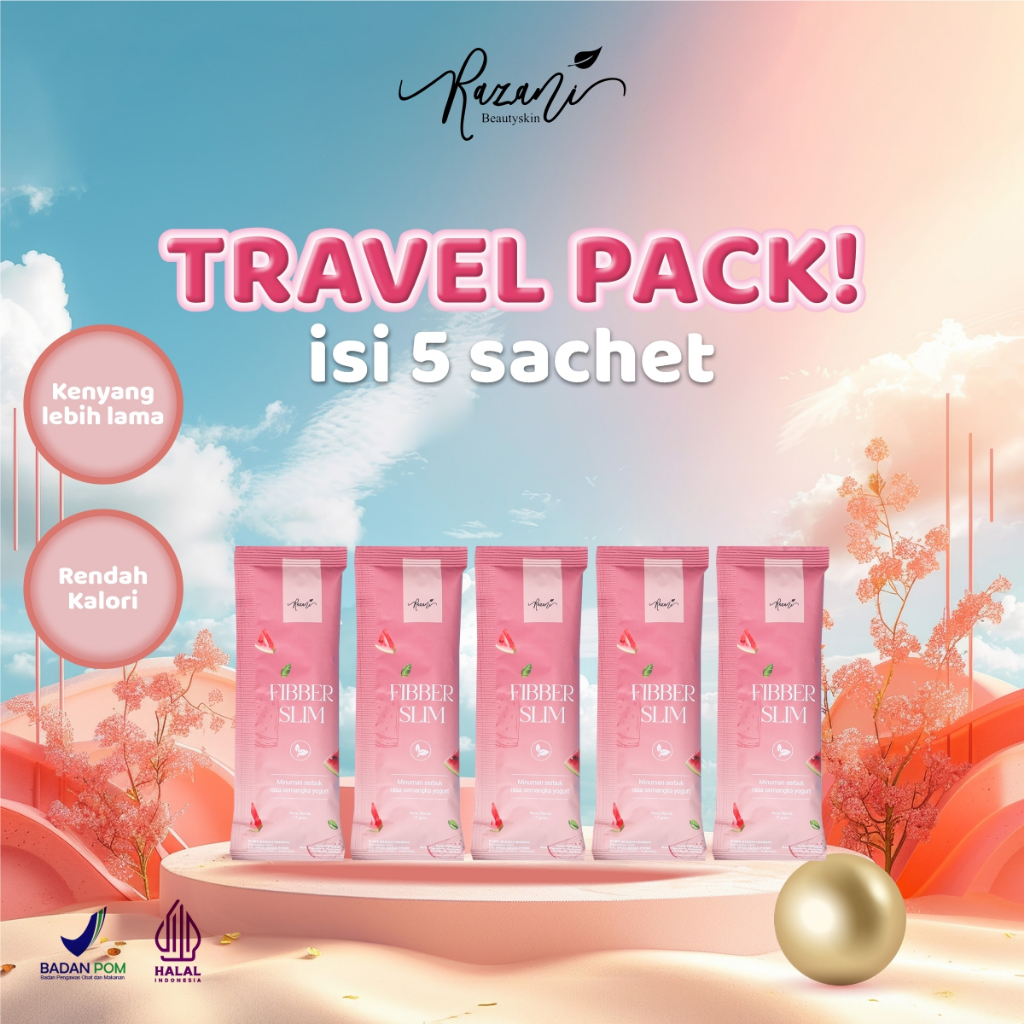 Jual RAZANI FIBBER SLIM / 5Shacet - TRAVEL PACK | Shopee Indonesia
