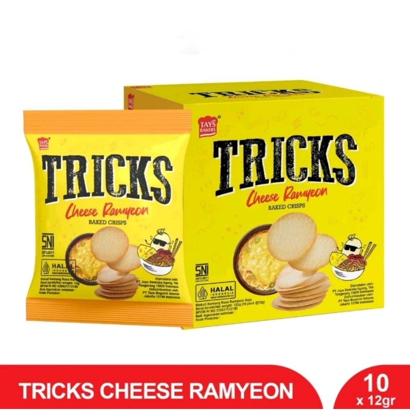 Jual Tricks Potato Baked Crisp Rasa Cheese Ramyeon 10x12gr | Shopee ...