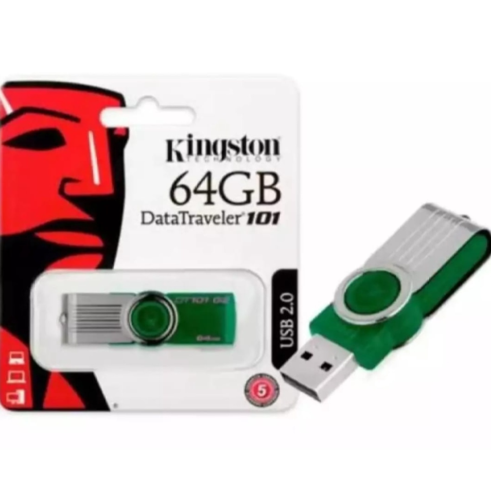 Jual Flashdisk Kingston USB 2.0 Plug&Play Data Traveler101 4GB-8GB-16GB ...