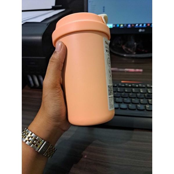 Jual INFORMA Appetite 420 Ml Kirby Mug Vacuum Flask PEACH/Abu-abu/Hijau ...