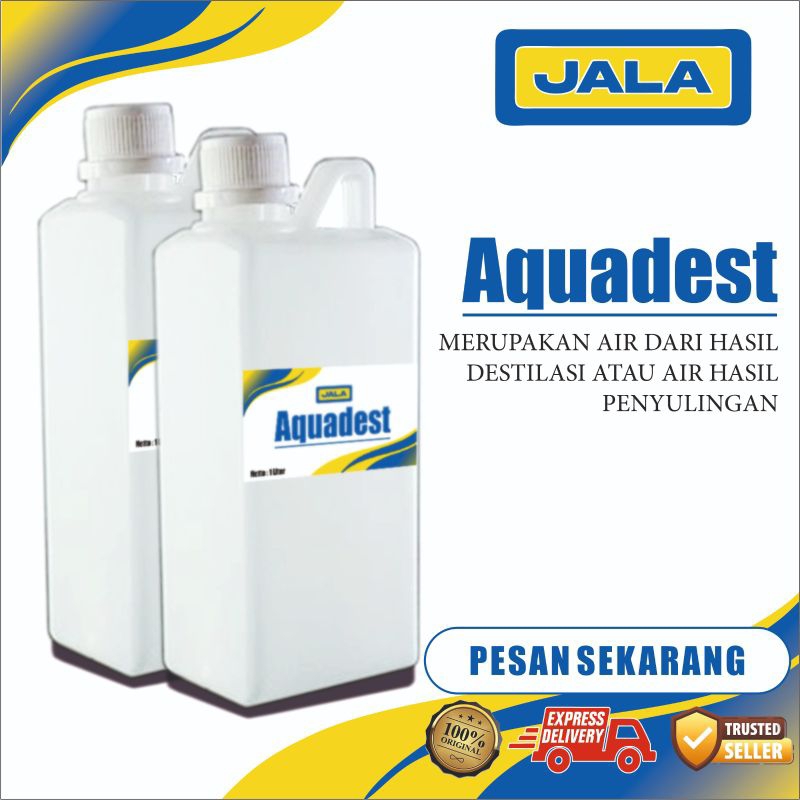 Jual Aquadest Aquades Air Suling Air Murni Aquades Liter