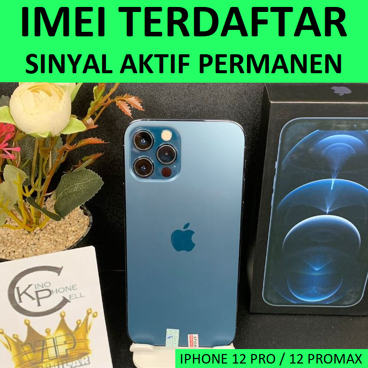 Jual BC IPhone 12 Pro Max / Pro IMEI Terdaftar Beacukai Sinyal Permanen ...