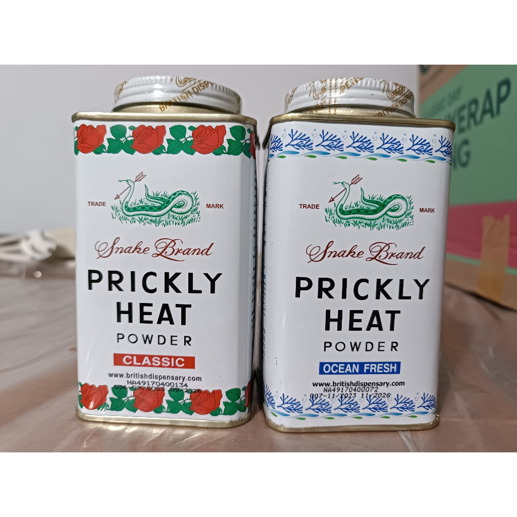 Jual SNAKE BRAND Prickly Heat Powder Bedak Ular Gatal Biang Keringat ...