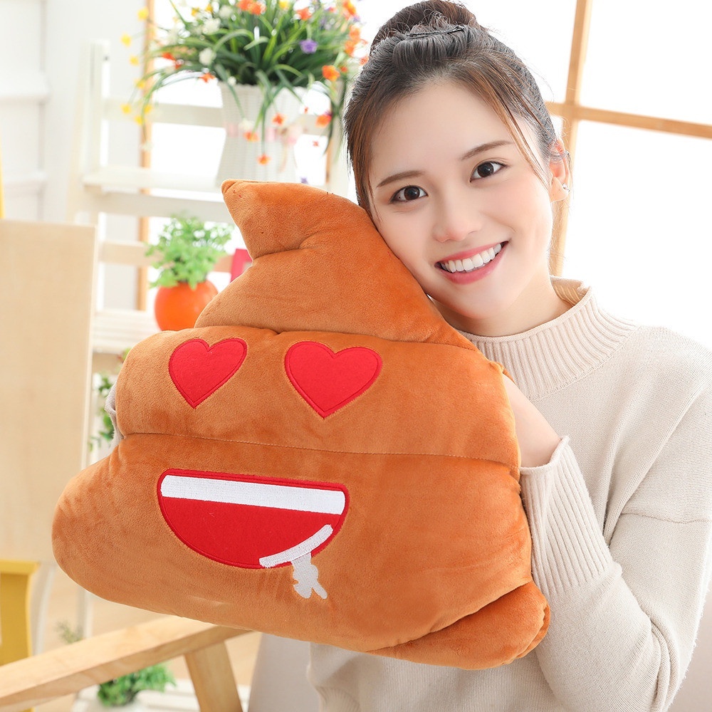 Jual 45CM Super Poop Soft PP Cotton Stuffed Toy Spoof Doll Party ...