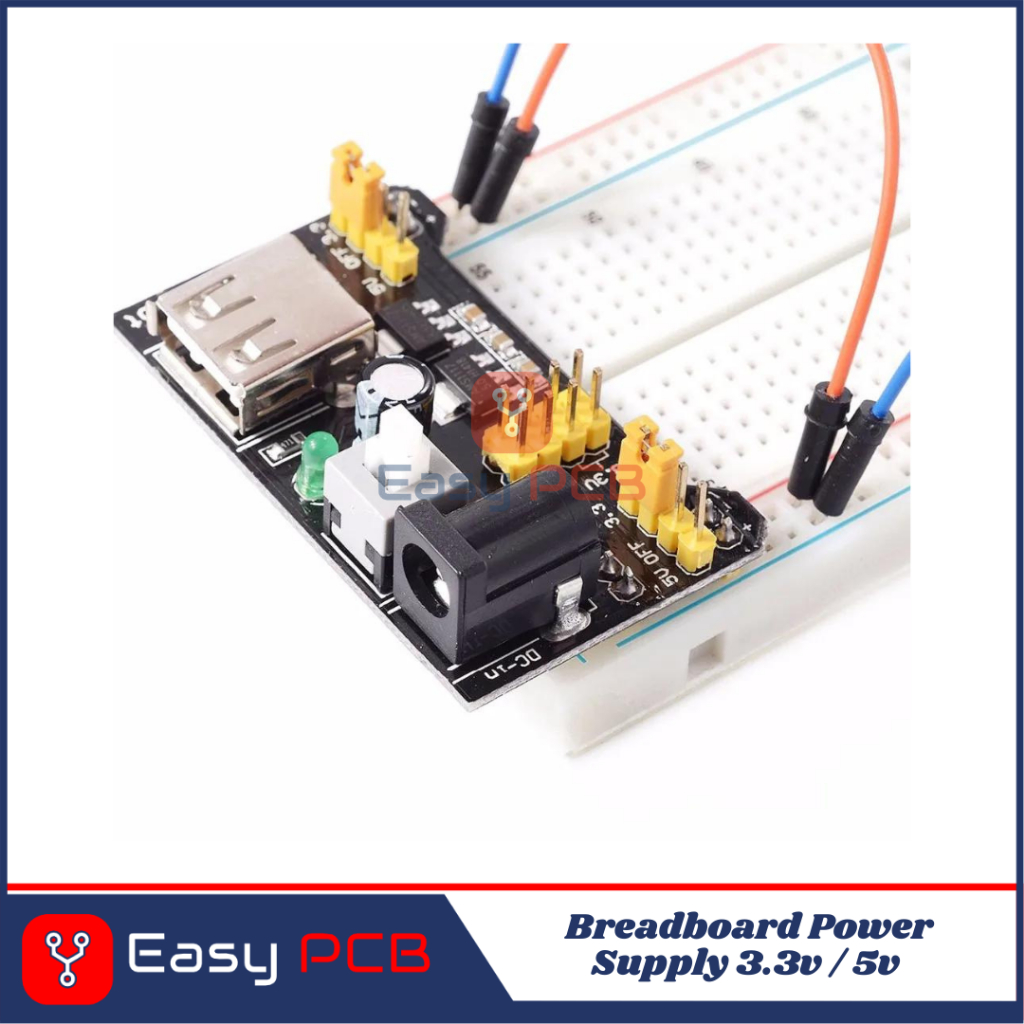 Jual Power Supply 3.3V/5V dengan DC Input Jack 9V/12V untuk Arduino Uno ...