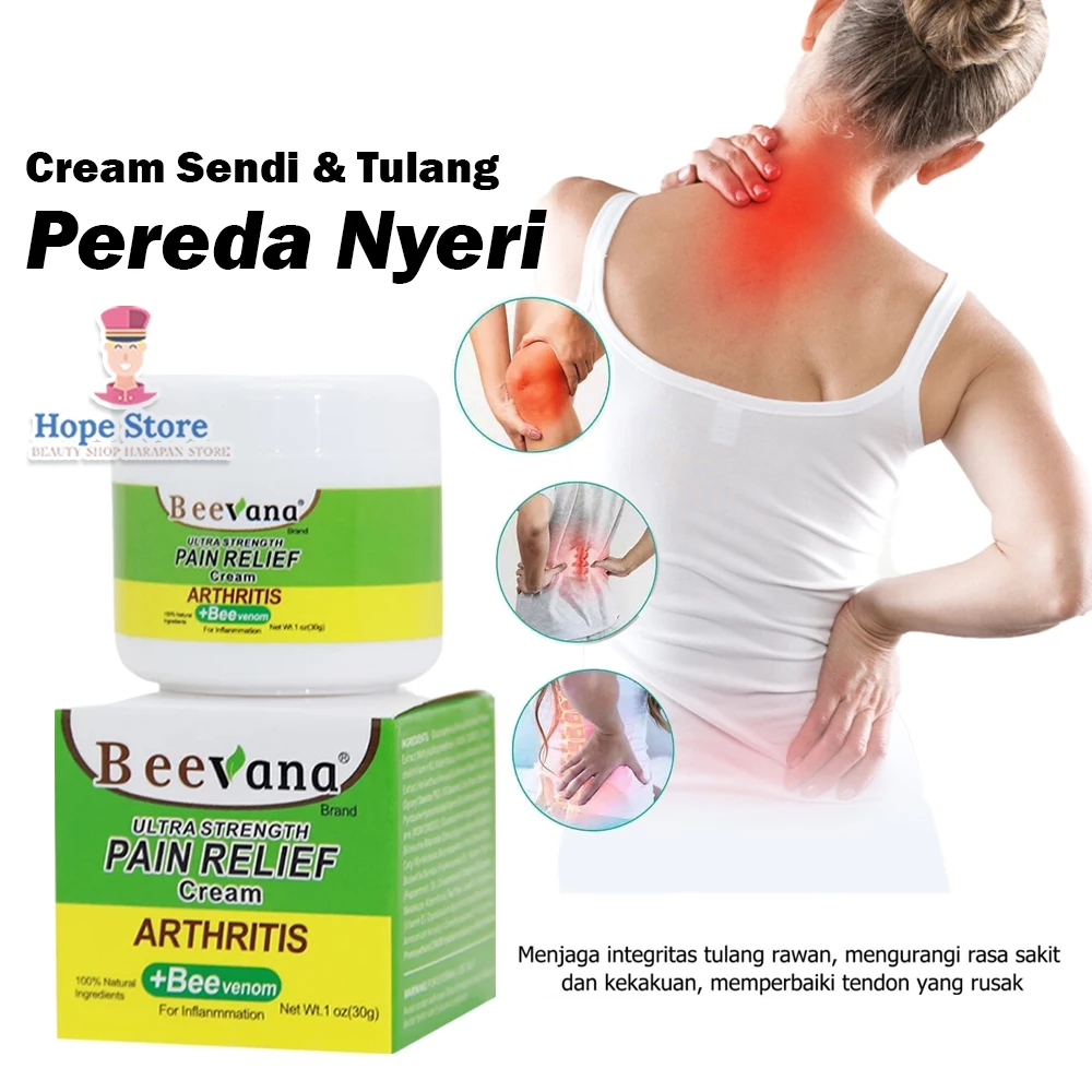 Cream Pereda Sakit Nyeri Sendi Krim Lumbar Penghilang Pereda Nyeri Tulang / Beevana Pain Relief Cream 30g | AutoStock
