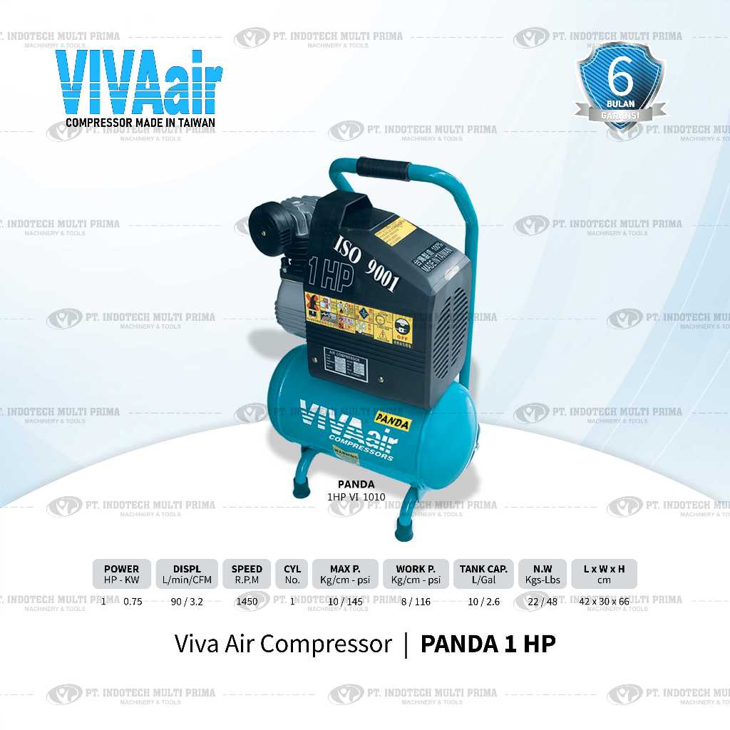 Jual Kompresor Viva Air Compressor PANDA 1 HP VI-1010 | Shopee Indonesia