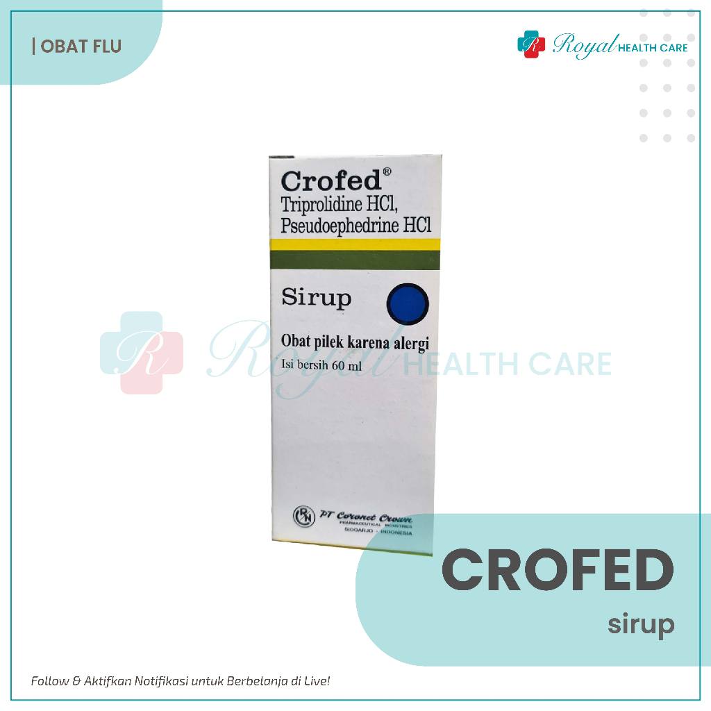 Jual CROFED SIRUP 60 ML Untuk Meredakan Pilek | Shopee Indonesia