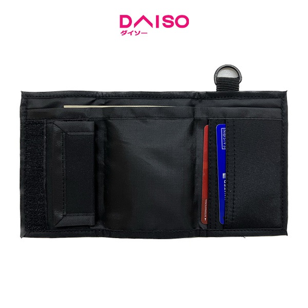 norienomoto wave trifold wallet / black