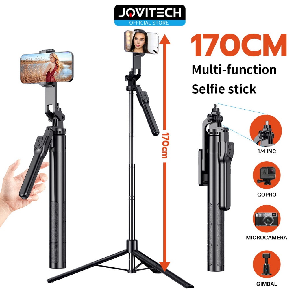 Jual Jovitech Tripod Multifungsi Selfie Stick Gimbal Support HP GoPro ...