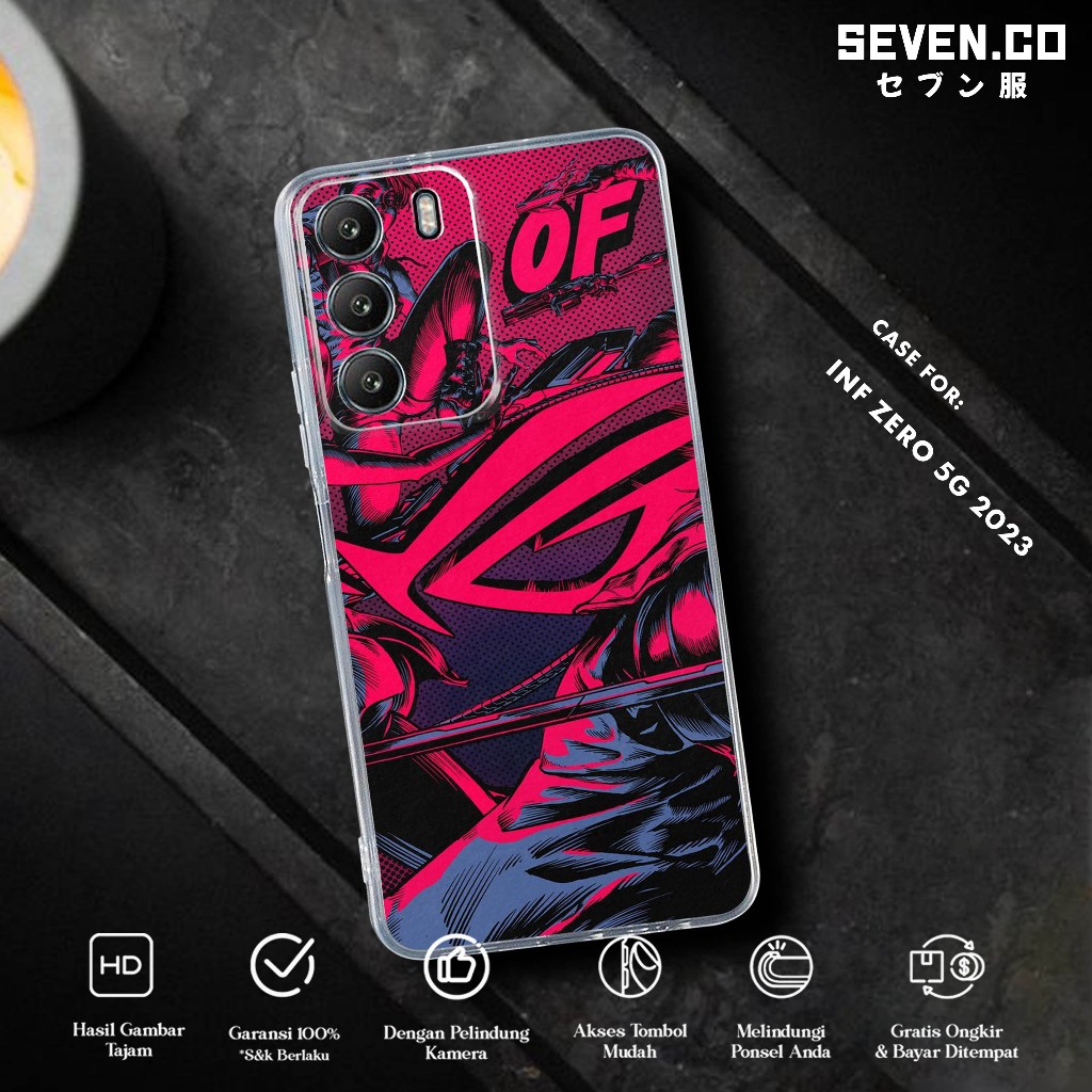 Jual Case INFINIX ZERO 5G 2023 SevenCase [ ROG NEW ] Casing Hp ...
