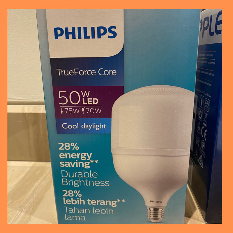 Jual Philips LED True Force TForce 50w Cooldaylight E27 | Shopee Indonesia