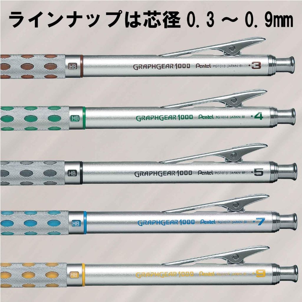 Jual Pentel Graph Gear 1000 Drafting Mechanical Pencil 0.5mm Pensil ...