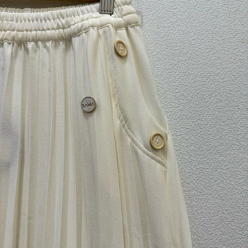 Rania Rok Plisket Premium SAKU Kantong Kancing