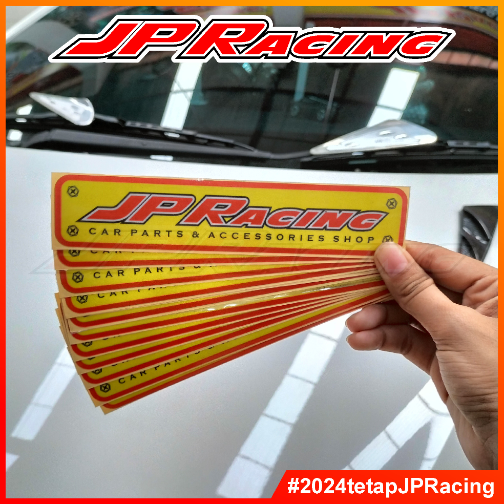 Jual Sticker JP Racing Kaca Depan Belakang Mobil Murah - GOJEK / GRAB ...