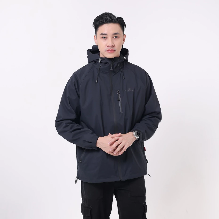 Troveast Gorpcore Outdoor Jacket Windproof Waterproof Forstey Series Black