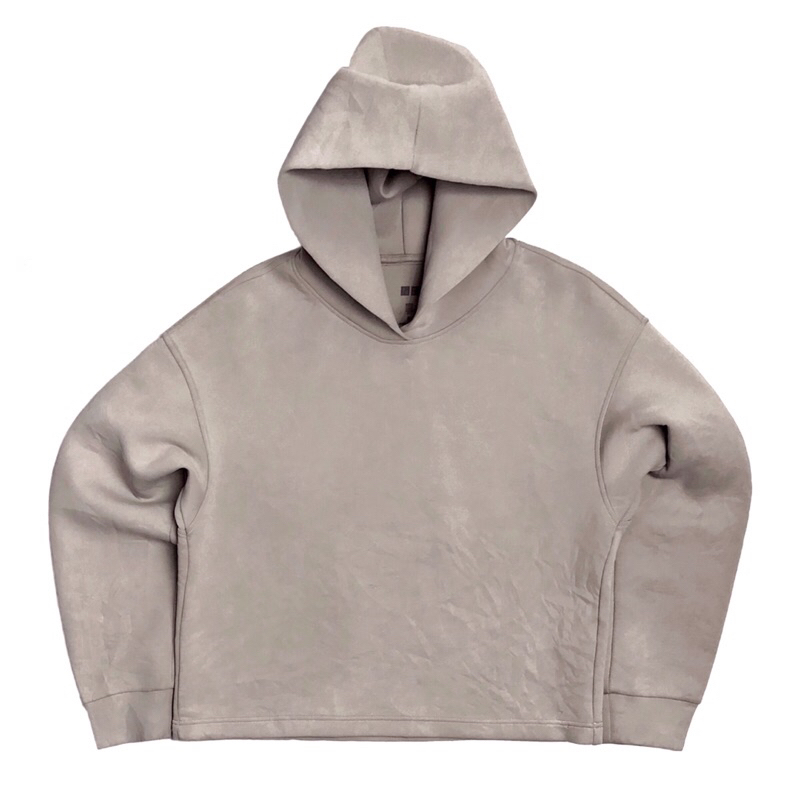 Uniqlo Stretch Dry Sweat Crop Hoodie