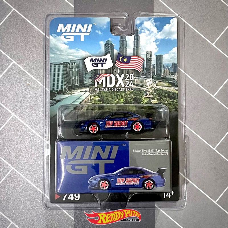 Jual Mini GT Silvia S15 Top Secret MDX 2024 Limited Event Malaysia