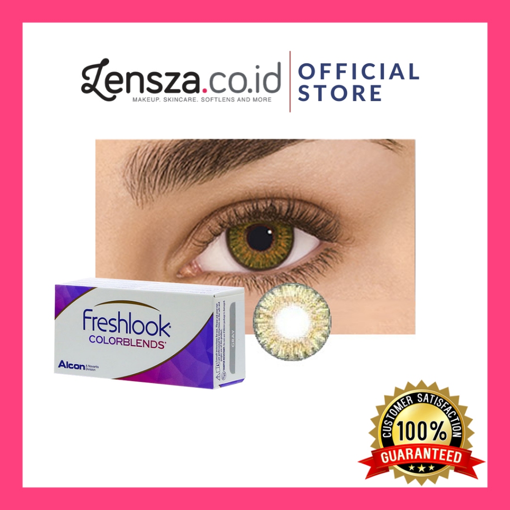Jual Freshlook ColorBlends Pure Hazel / Soflen Warna Bulanan Freshlook ...