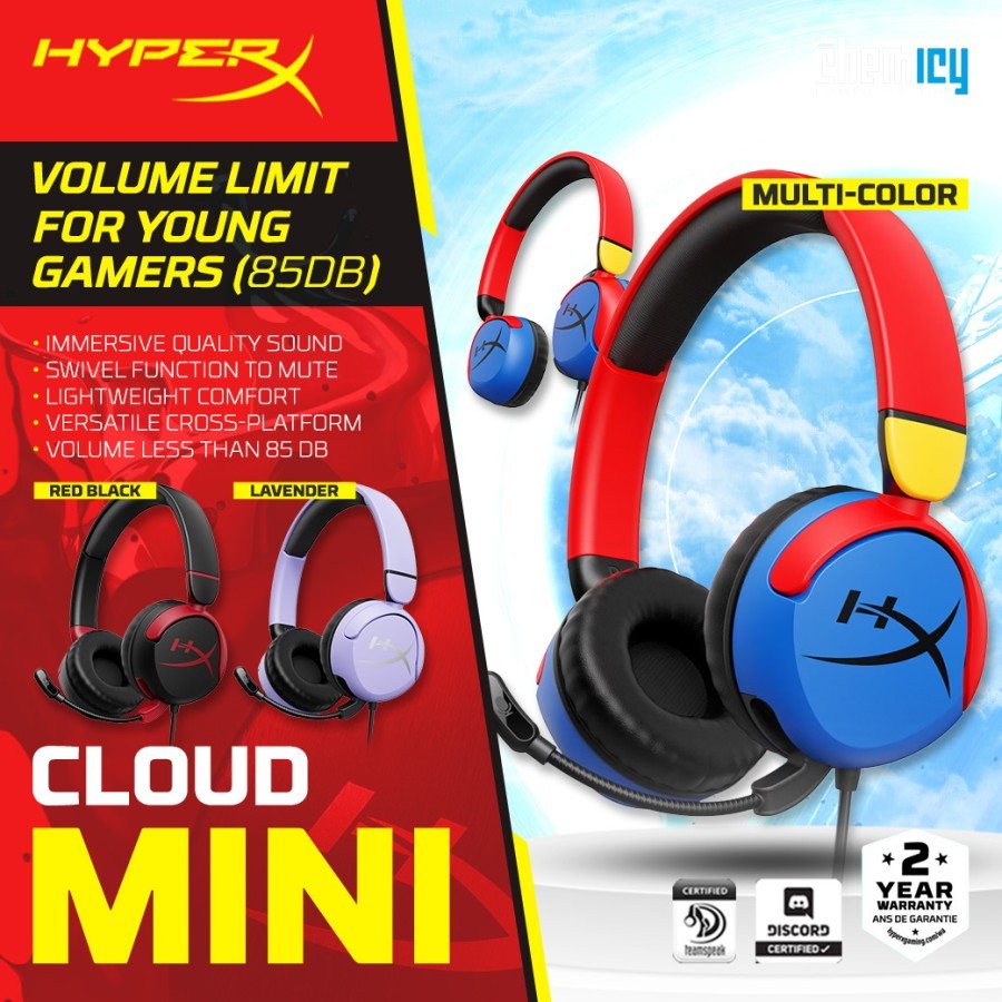 Jual HyperX Cloud Mini Gaming Headset | Shopee Indonesia