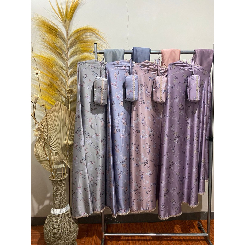 Mukena Dewasa Armani Silk 2in1 Jumbo Premium - foto 3