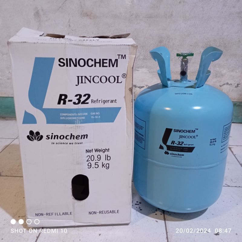 Jual FREON R32 (9,5kg) JINCOOL SINOCHEM | Shopee Indonesia