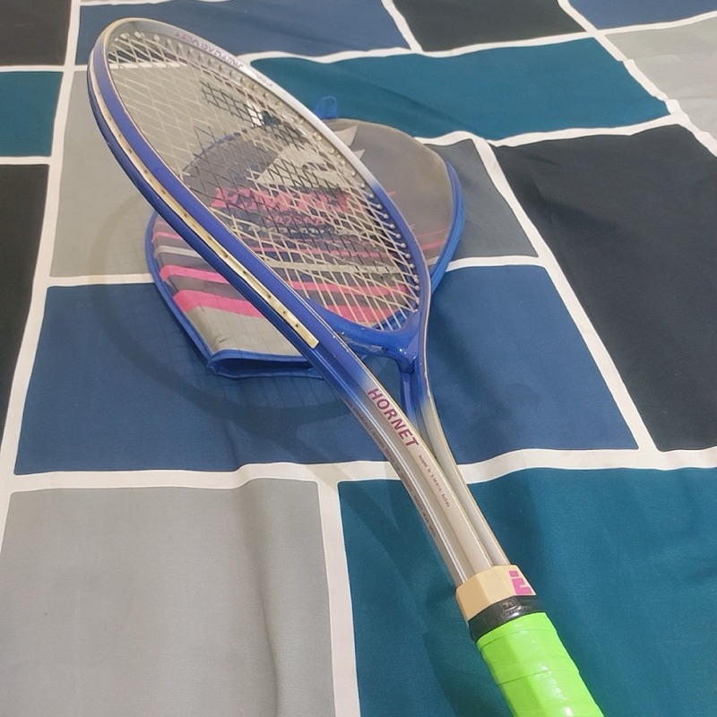 Jual RAKET TENIS ORIGINAL EMRIK HORNET BEKAS MASIH SIAP PAKAI 312GRAM ...