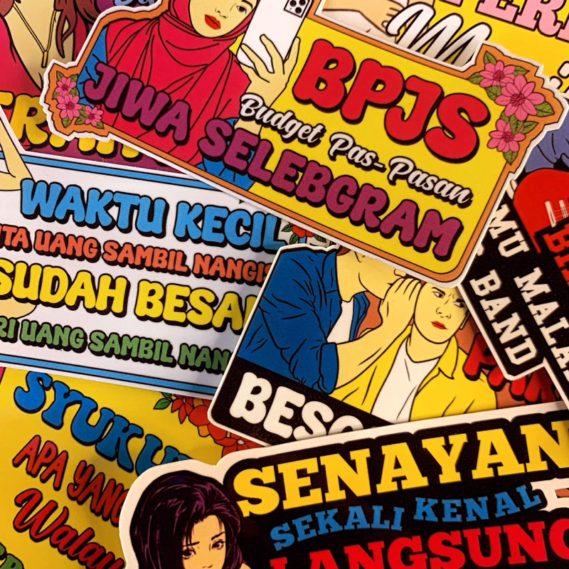 Jual Sticker Murah | Sticker Keren | Sticker Brand | Sticker Pack ...