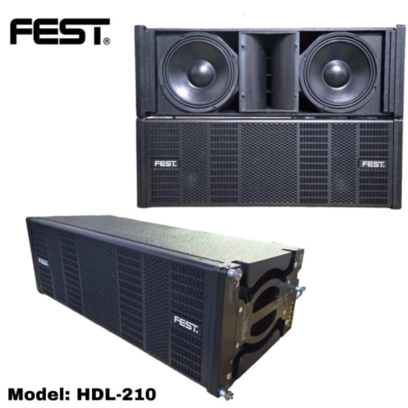 Jual Audio Speaker Line Array Fest HDL 210 Original 2x10 inch ARRAY ...