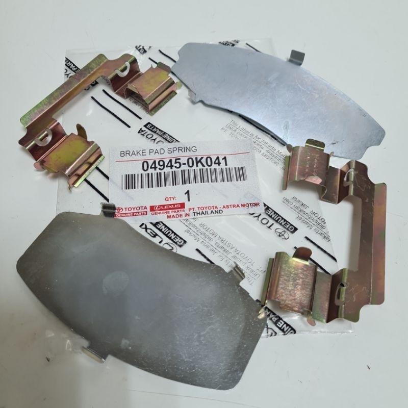 Jual BRAKE PAD SPRING PLAT KANCINGAN KAMPAS REM DEPAN INNOVA 04945 ...