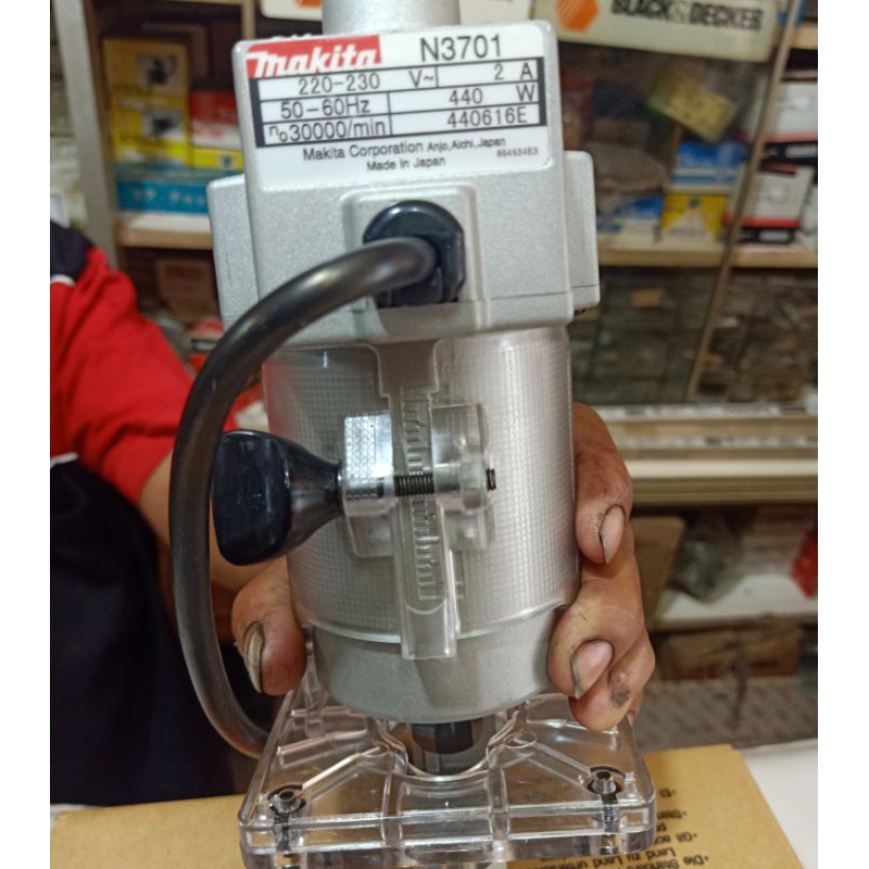 Jual Router Trimmer ASLI MAKITA N-3701. 6,5mm. 100% Asli Original Made ...